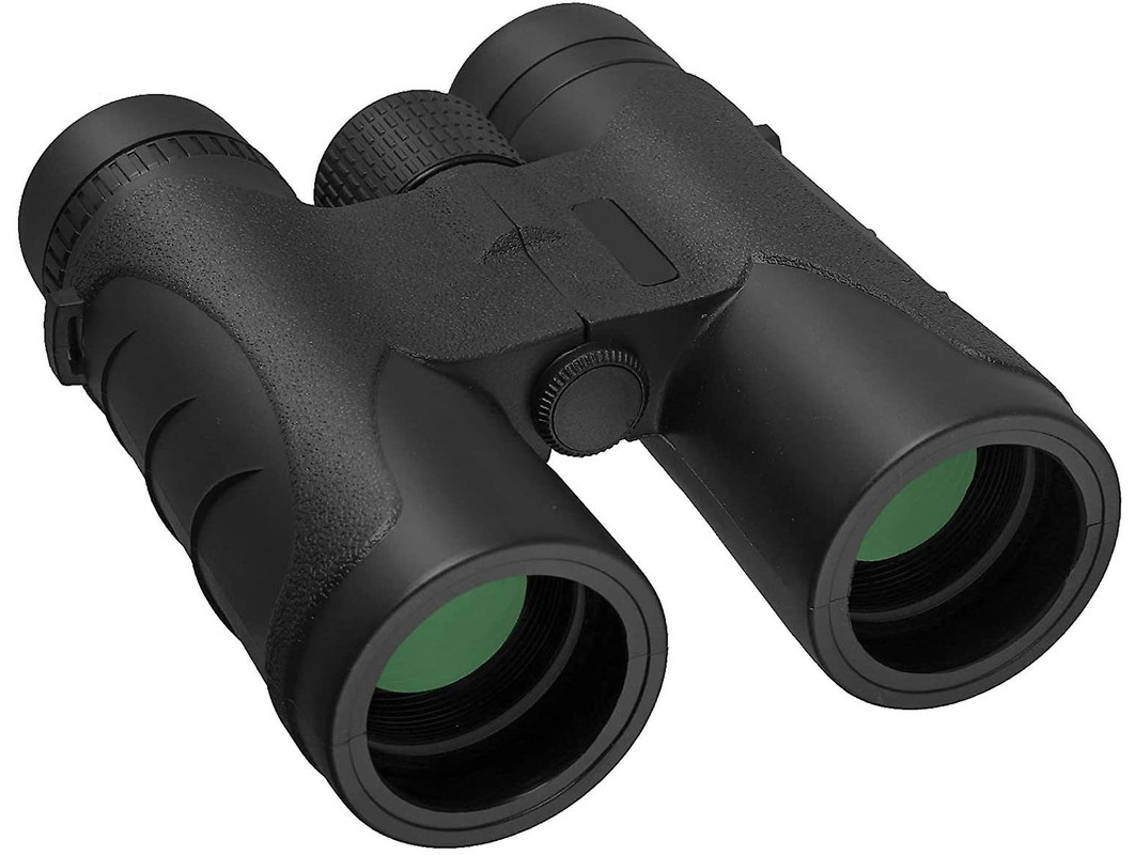 Binóculos 10x42 Bak4 Prisma Fmc Compacto Ip68 Alça Pescoço Bolsa Transporte Observação Pássaros Caça Viagens Estrelas Esportes Preto Bestvite