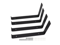 4pcs Suportes de Prateleira em L Metálicos com MARCA