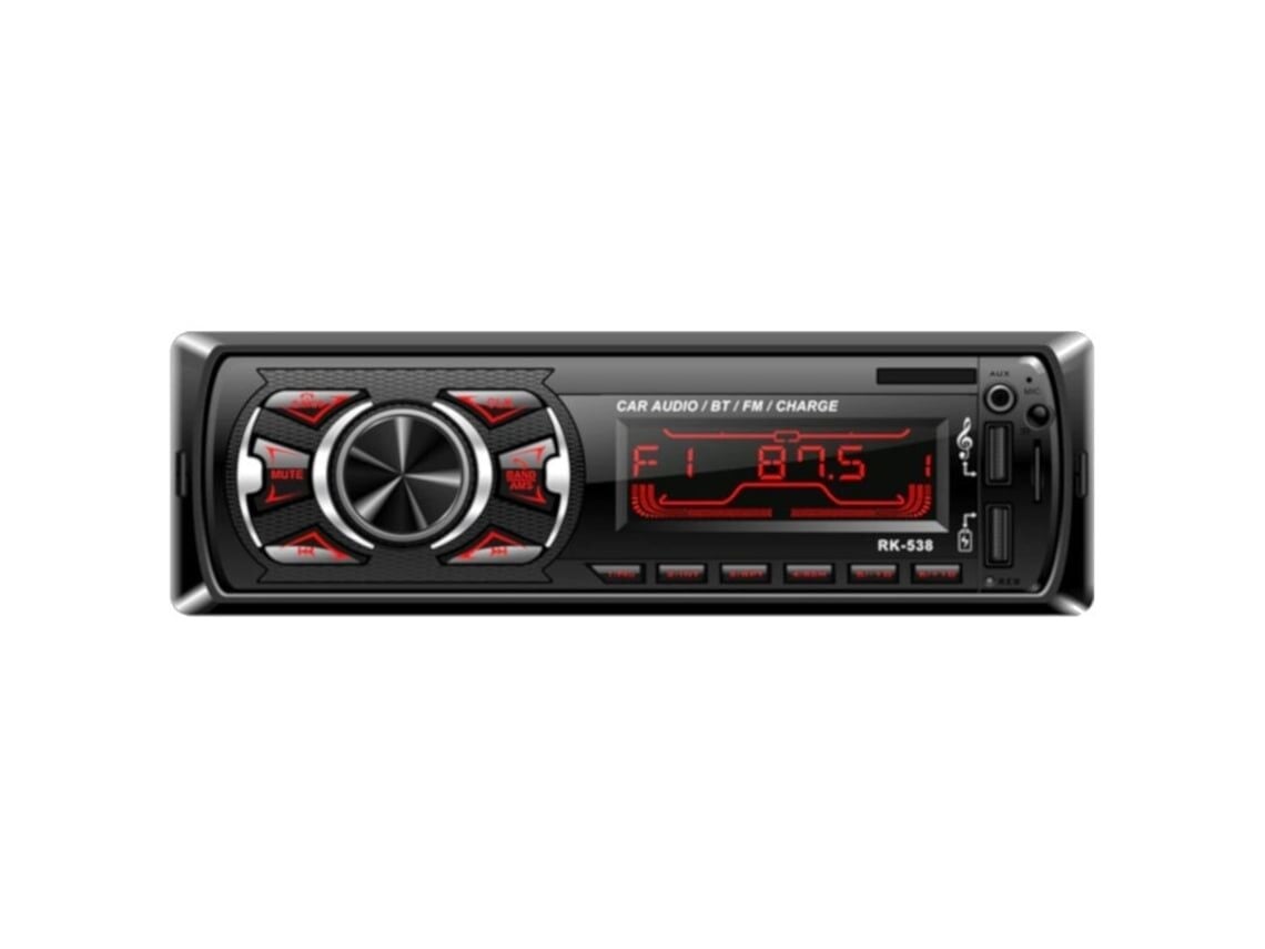 Rádio Automóvel Bluetooth Rk 538 Com Usb, Sd, Aux E Mp3. Tommy01