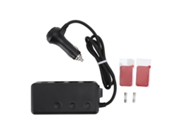 Adaptador De Isqueiro Carro 3 Sockets 3 Usb Qc3.0