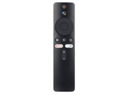 Controle Remoto de Voz para Tv Xiaomi Box Modelo C Teclas Brancas Função Google Assistant YANYXR