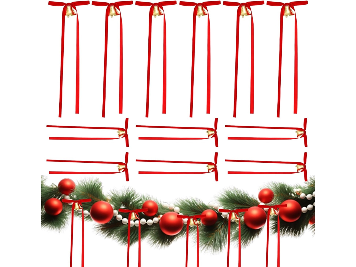 Guirlanda De Natal Artesanal Com Sino |
