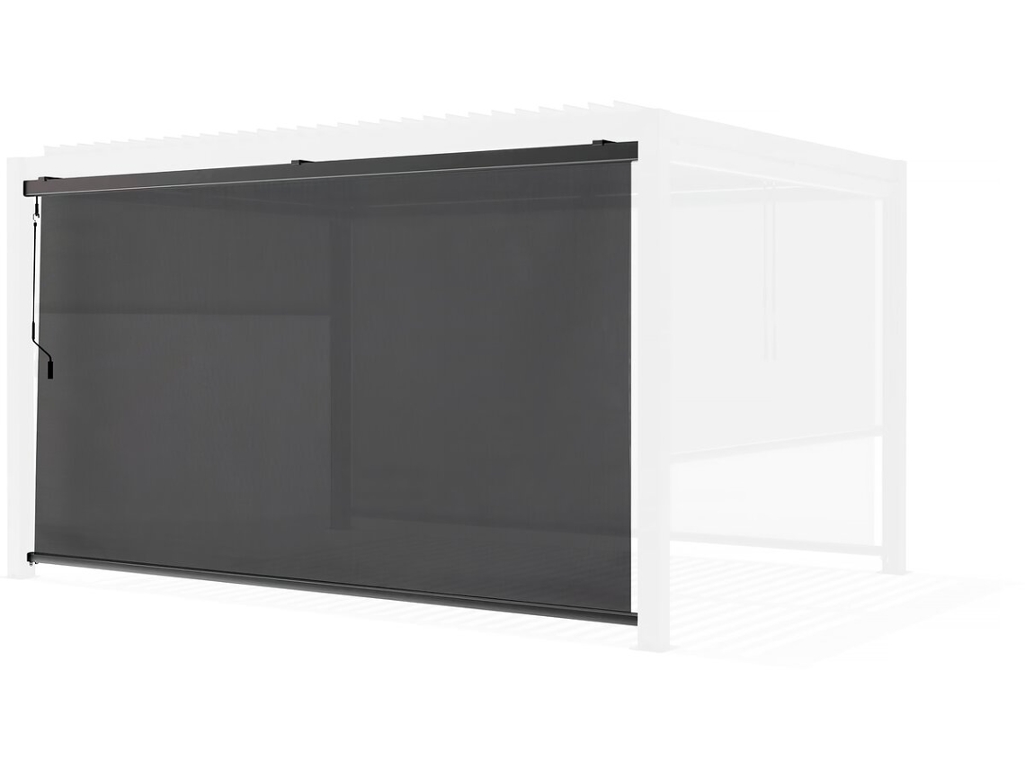 Toldo Pergolado 277 X 204 Cm Cinza Antracite Habitat Et Jardin