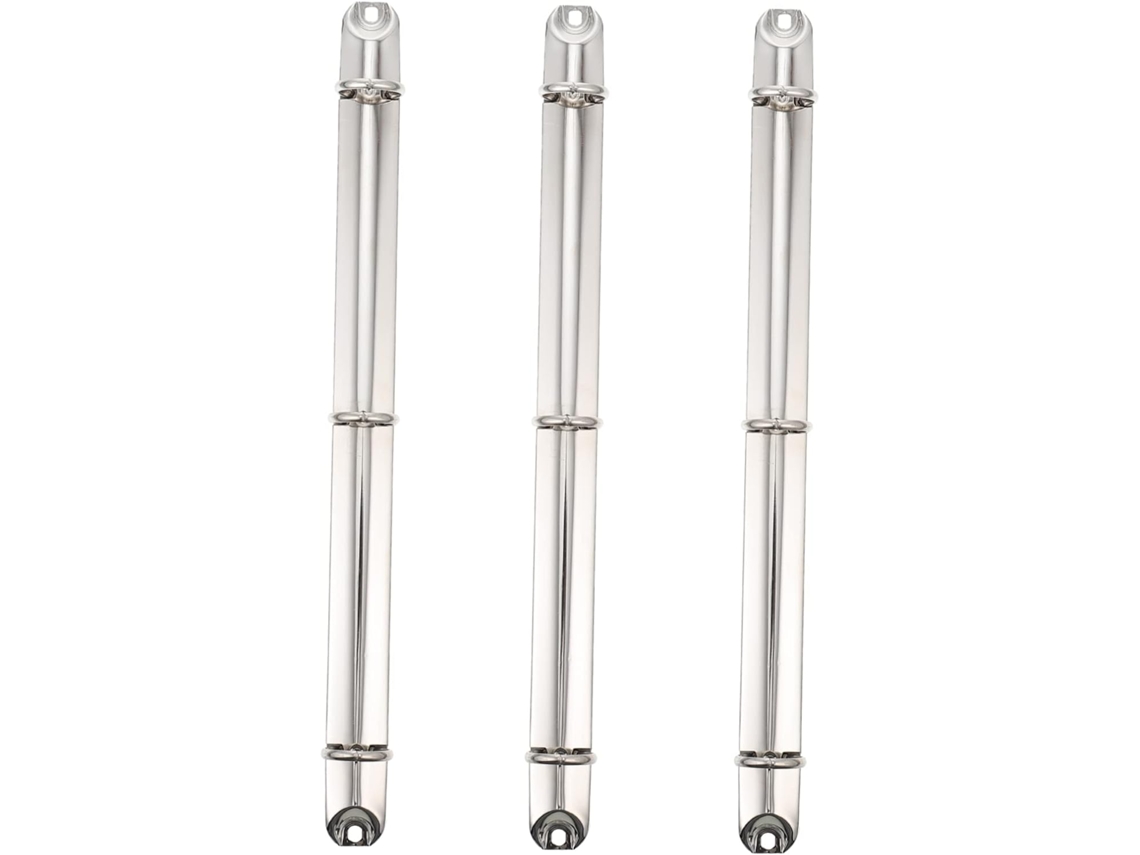 Conjunto De 3 Anéis De Metal Removíveis Para Organização De Arquivos Soltos No Escritório E Na Escol Gokoco