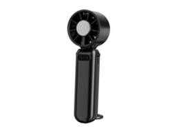 Mini Ar Condicionado Portátil Com Bolsa De Gelo, F-078, 68x60x132mm, 3000mah, Preto