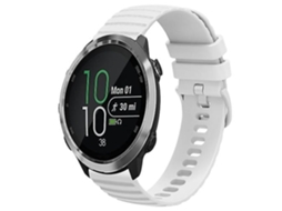 Lurelia Pulseira De Silicone 20 Mm, Compatível Com Garmin Forerunner 645 Music, Cor Branca
