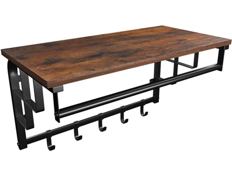 Cabide RED DECO INDOOR Joey (Preto - Madeira - 60x30 cm)