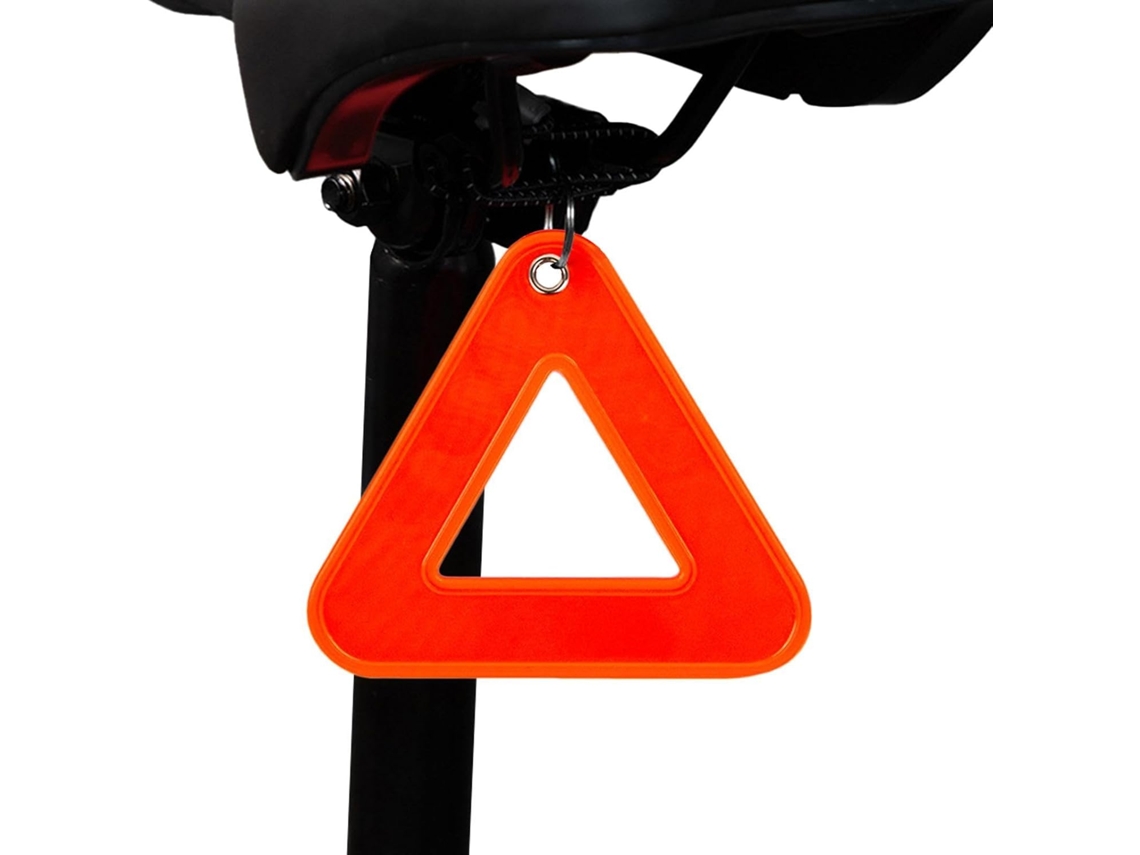 Triângulo De Alta Visibilidade Para Segurança Bicicletas, Pingente Refletor De Segurança