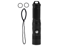 Lanterna de Mergulho IPX8 80m 1800lm 5 Modos Pesca Externa S/MARCA