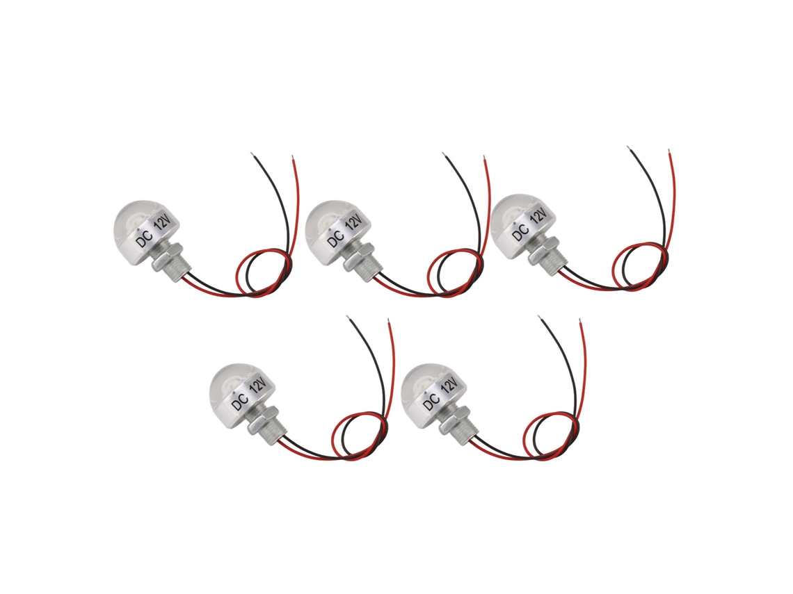 2026 5pcs Luz Led de Pozo Enterrado Dc 12v 1w Mini Foco Empotrado para Gabinete Joyas Techo Escalera Paisaje
