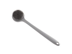 Escova De Banho Com Cabo Longo Antiderrapante - Silicone Esfoliante Macio