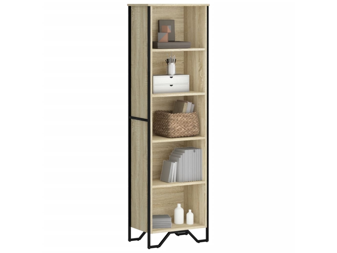 Vidaxl Estante 50x31x169 Cm Derivados De Madeira Carvalho Sonoma