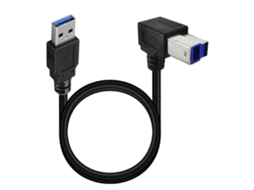 Cabo Usb 3.0 Super Velocidade Macho Usb A Para Macho Usb B3.0 Tipo B