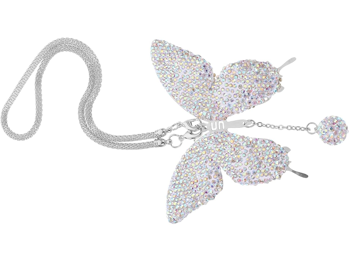 Decoração com strass para pendurar no espelho retrovisor - Acessório elegante