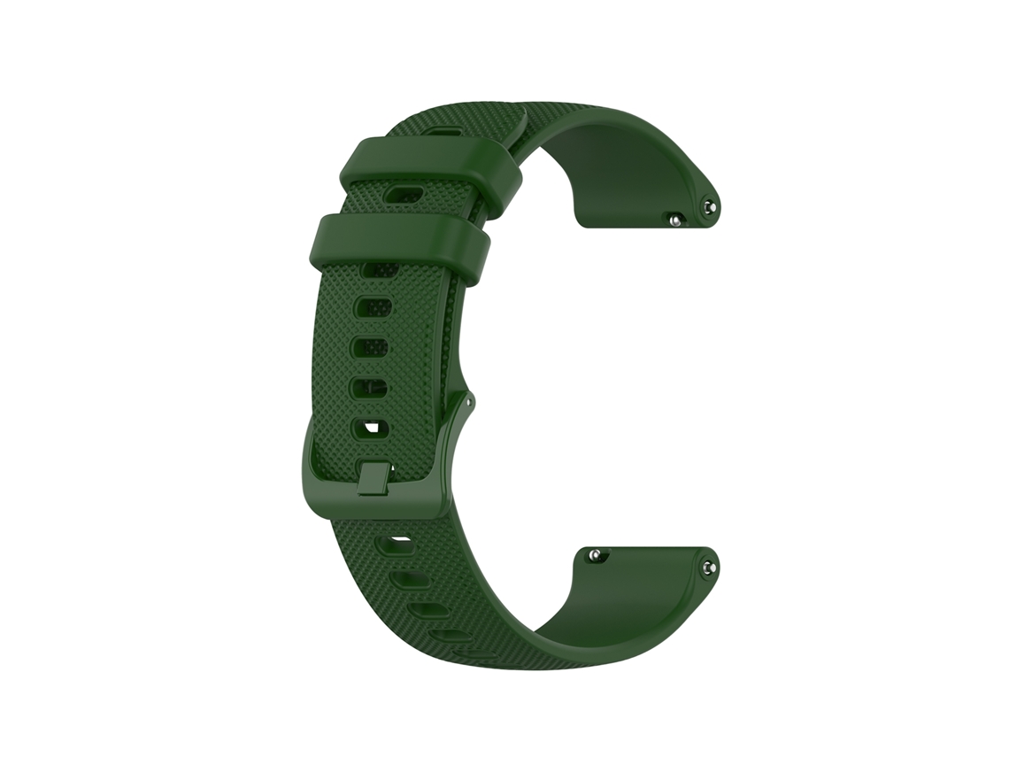 Bracelete de Smartwatch para Xiaomi Watch S1 de silicone xadrez de 22 mm (verde Amy)