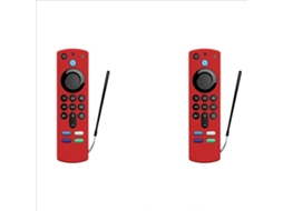 Capa De Silicone Para Controle Remoto Do Fire 4k De 3ª Geração (vermelha)