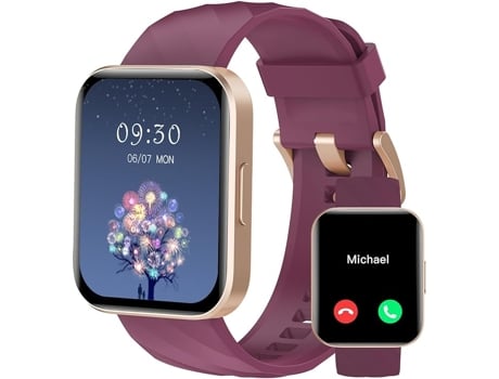 Relgio Inteligente Para Homem E Mulher Com Chamada, 1,85 Com Monitor De Ritmo Cardaco, Pedmetro, Oxmetro, Monitor De Sono Jaicom