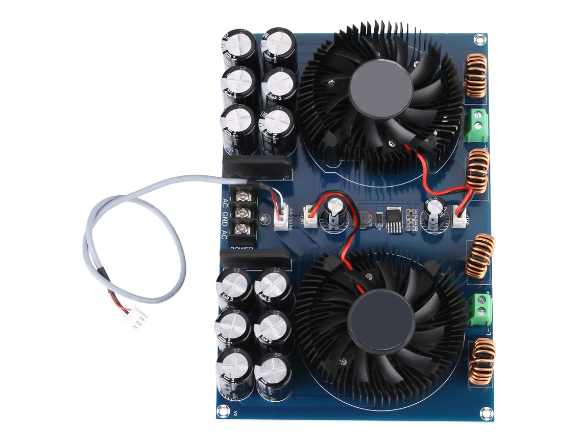 Placa de amplificador de áudio digital de alta potência XH M258, 2x420W, com chip dual TDA8954TH