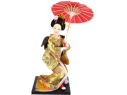Estatueta De Gueixa Japonesa Em Quimono Tradicional, Ornamento Elegante Para Decoração De Escritório E Casa, Acessório Gokoco