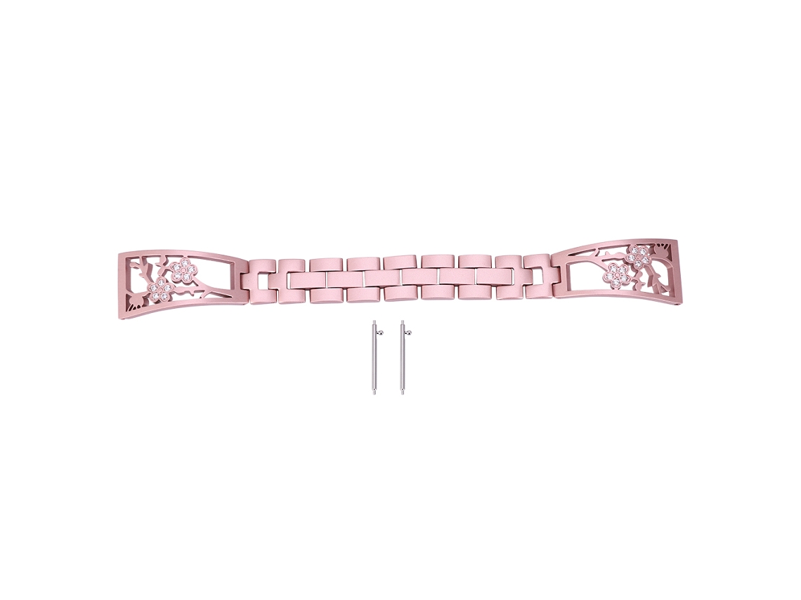 Cinto De Pulso De Aço Inoxidável Para Fitbit Versa Versa 2 Lite Se Pulseira Feminina Rose Gold