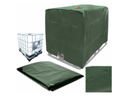 Capa Para Tanque De Água 1000l, Cobertura Protetora Para Tanque Ibc, Anti Pó, Anti Uv, À Prova De Chuva, 120 X 100 X 116 Cm (verde)