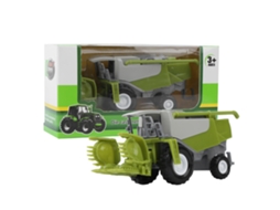 Brinquedo De Carro Colheitadeira Agrícola Modelo 1:50 Tractor Infantil Em Liga De Zinco E Abs