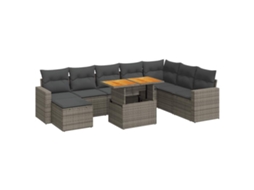 Garden Sofa Set, Garden Sofa Sets Vidaxl Cinzeto Rattan / Vime (n/a)