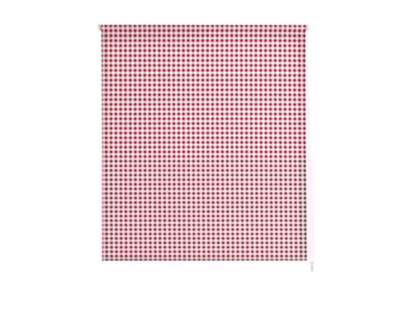 Estore de Rolo ESTORALIS Impressão digital Translúcido Vichy-2 Vermelho  (140 x 175 cm)