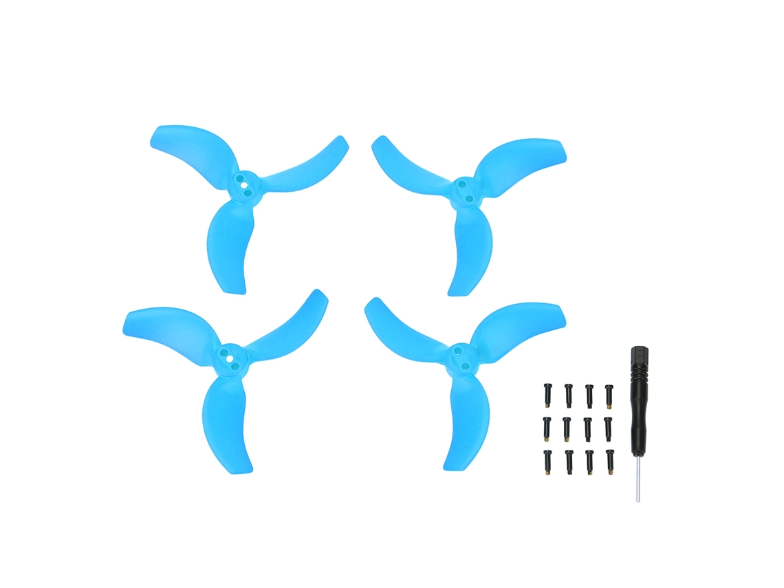 Hélice Drone Avata 2 3 Lâminas Azul 4pcs