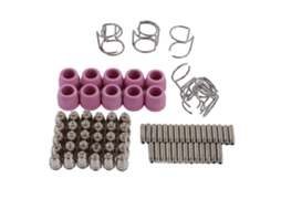 Kit De 80 Peças De Consumíveis Para Maçarico De Plasma 40 50 60a Sg 55 Ag 60 Wsd 60 Equipamento De Corte A Plasma