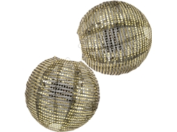 Conjunto de 2 Lanternas Disco com Lantejoulas, Abajur Redondo para Pendurar, Ideal para Aniversário, Chá de Panela, Casa e Quarto SFUSHOS