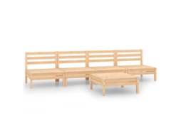 Garden Lounge Set, Garden Lounge Sets Vidaxl Marrom Madeira De Pinho (n/a)