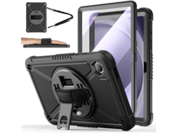 Lurelia Capa Protetora Para Galaxy Tab A9/a9 Plus 11 Polegadas, Preto, Suporte 360°