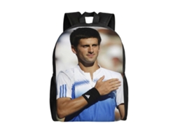 Mochila De Estudante Novak Djokovic D56, Leve E Durável, À Prova Dágua E Com Alça De Ombro Ajustável. Olysi Shop