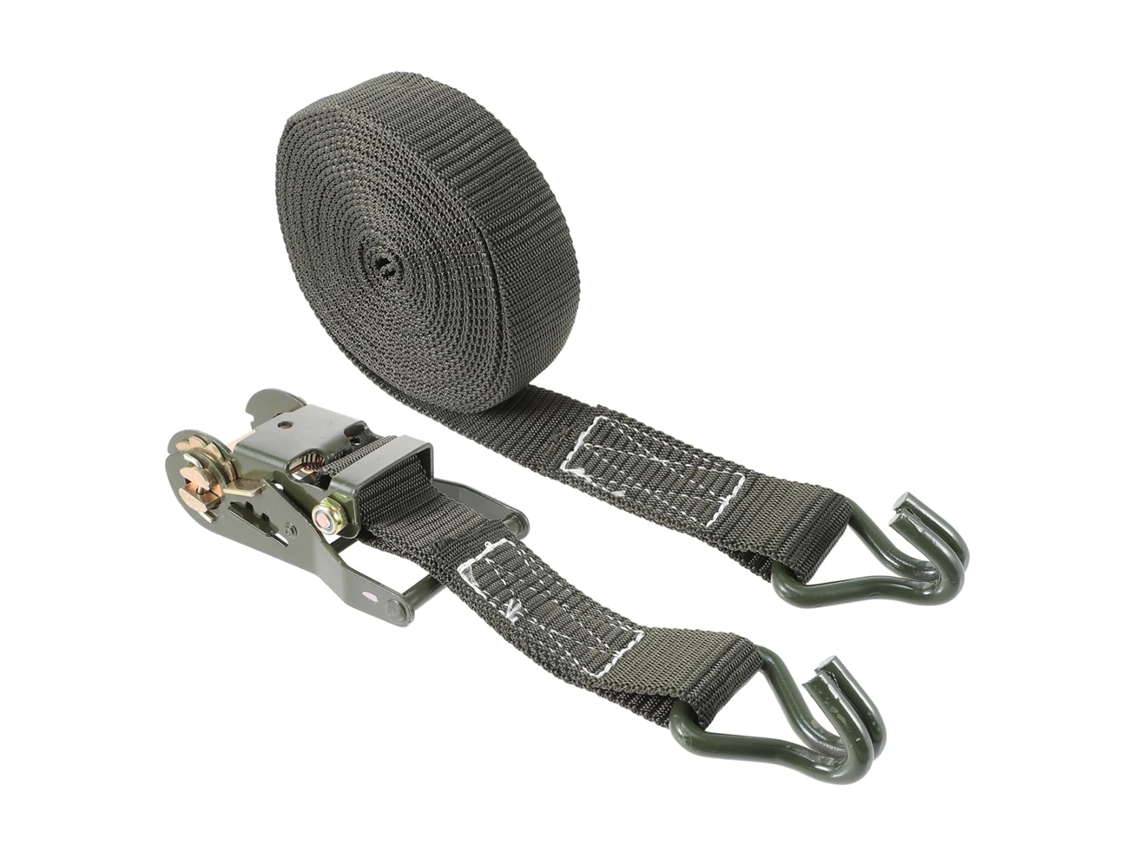 1 Conjunto De Cintas De Amarração Com Catraca Reforçadas Para Caminhões E Reboques.