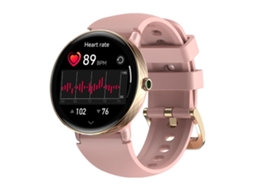 Smartwatch Feminino Com Tela De 1,2 Polegadas E Suporte Para Monitoramento De Saúde. (rosa)