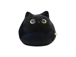 Primerox brinquedo de Pelúcia Gato Preto Almofada de Decoração Presente de Dia Dos Namorados Aniversário