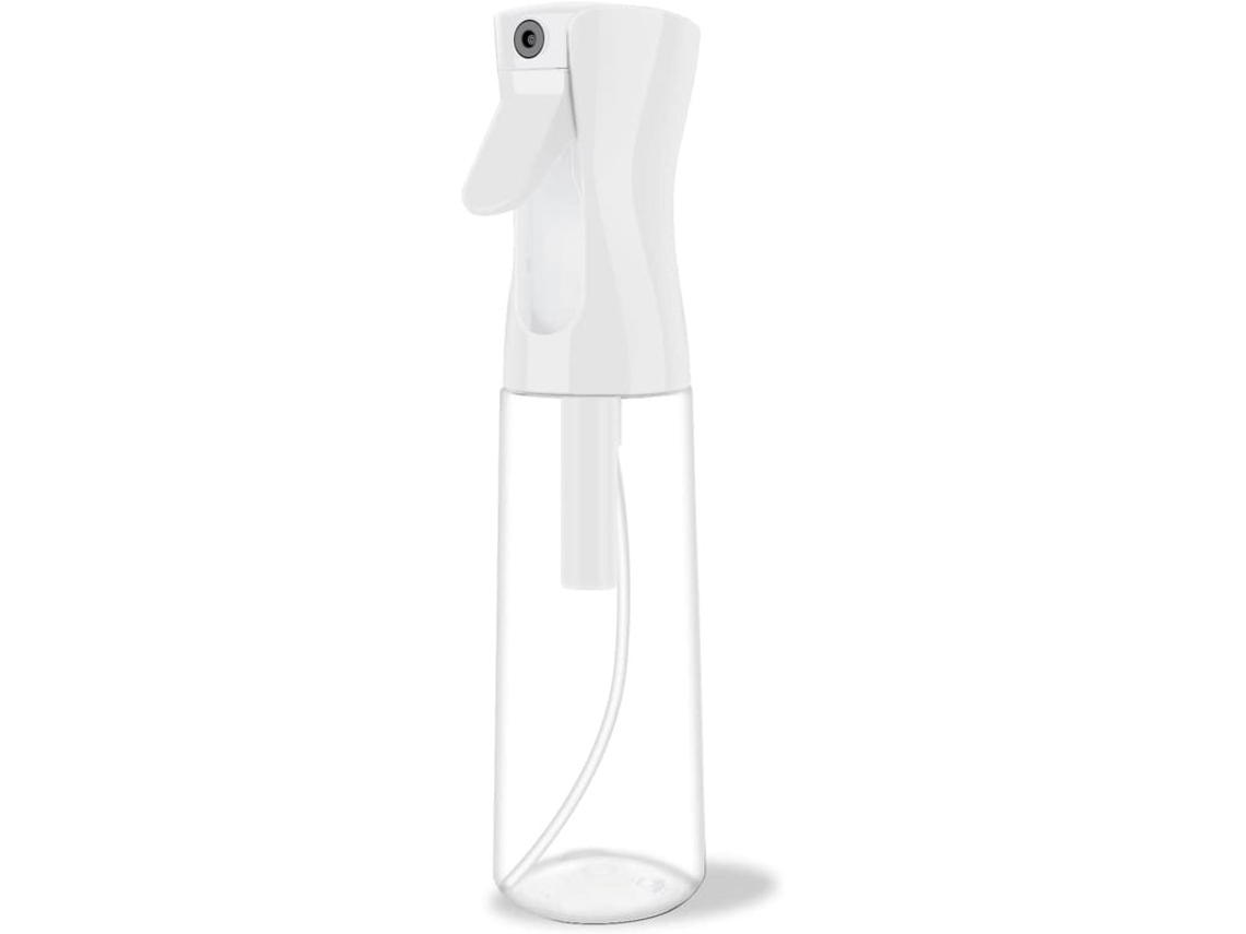 Garrafa Spray De Nevoa Fina Contínua, Sprayer Transparente 300ml Para Cabelo, Plantas E Limpeza