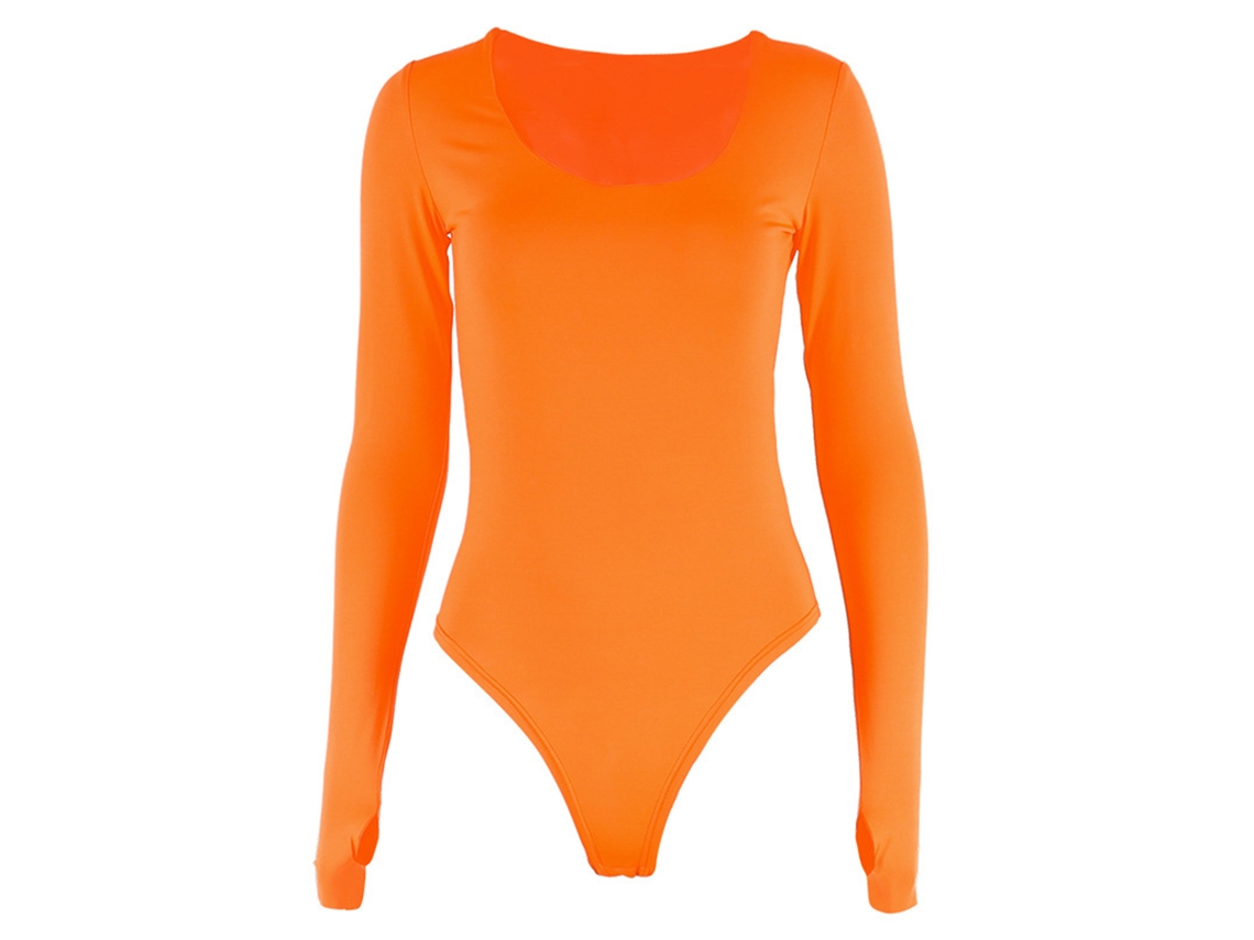 Body Longo Feminino Slim S/MARCA
