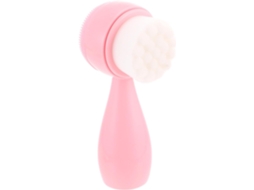 Escova de limpeza facial de silicone sólido para pele sensível, manual