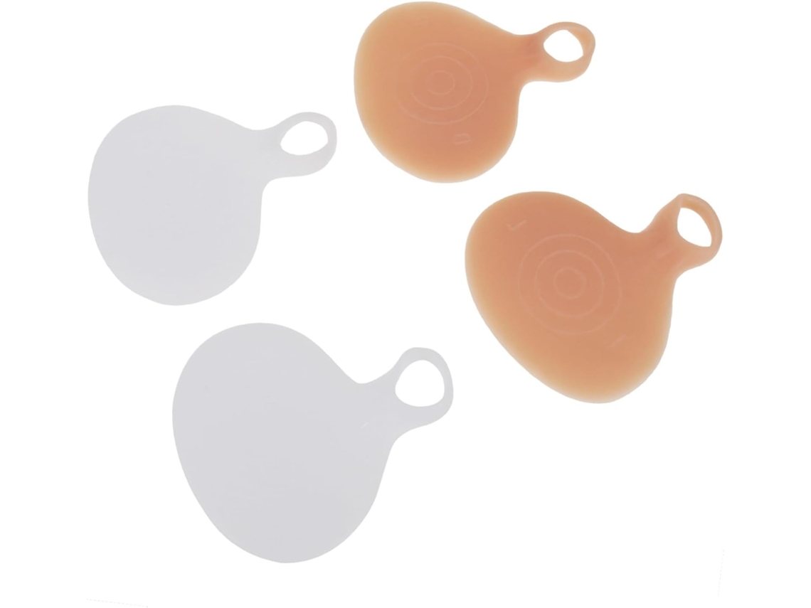 2 Pares De Palmilhas Silicone Com Proteção Metatarsal Para Alívio Da Pressão Nos Pés Colorido