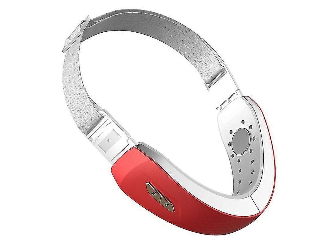 Massageador Facial Modelador em V, Aparelho de Lifting para Melhorar a Atividade Das Células da Pele GOKOCO (1 Unidad E, Vermelho)