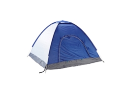 Relaxdays Tenda Pop-up Praia, 2-3 Pessoas, Compacta, Proteção Uv 50+, 135x200x200 Cm, Azul/antracite