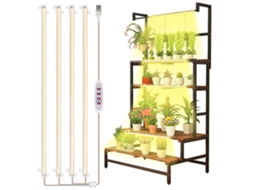 Suporte De Canto Para Plantas Com Altura Ajustável, Iluminação De Espectro Completo Para Jardins Internos Exuberantes, Design Comp Aquaforge