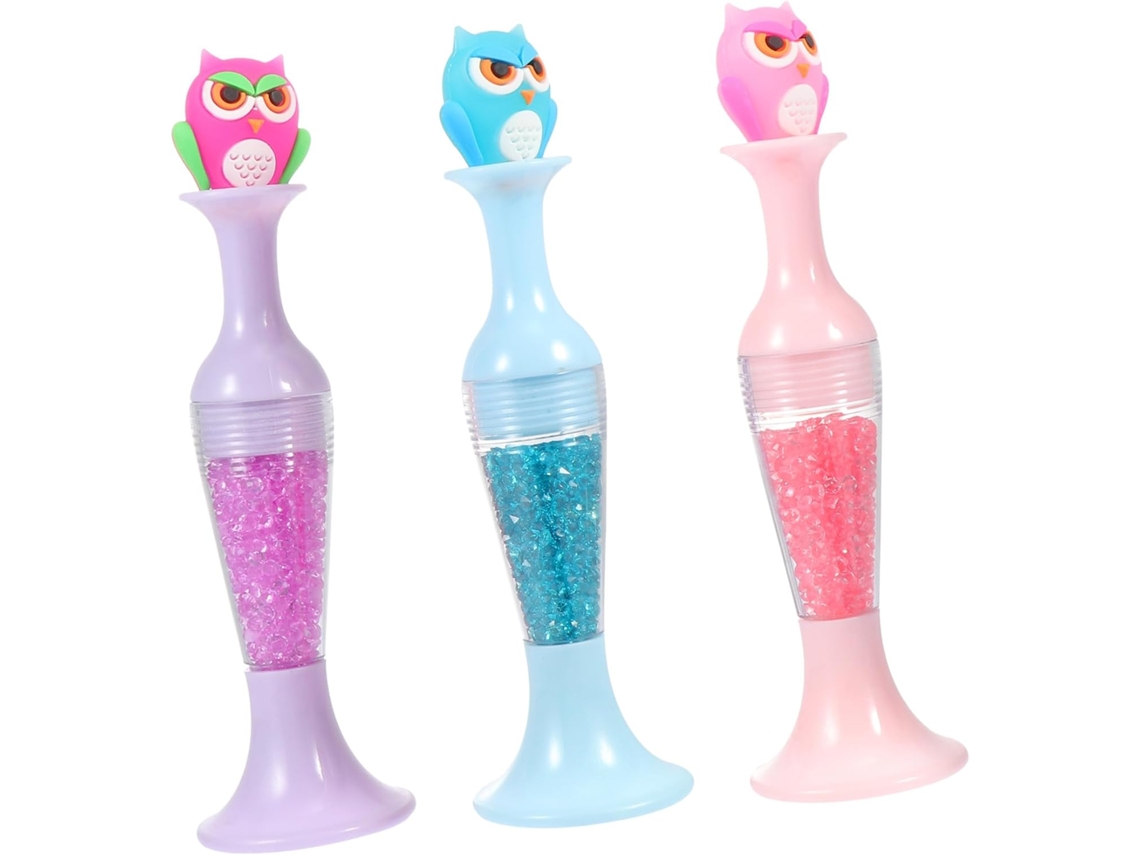 Conjunto de 3 Peças Ferramentas para Trabalhos Manuais com Pontilhismo, Caneta Plástica Ergonômica e CHABERLU