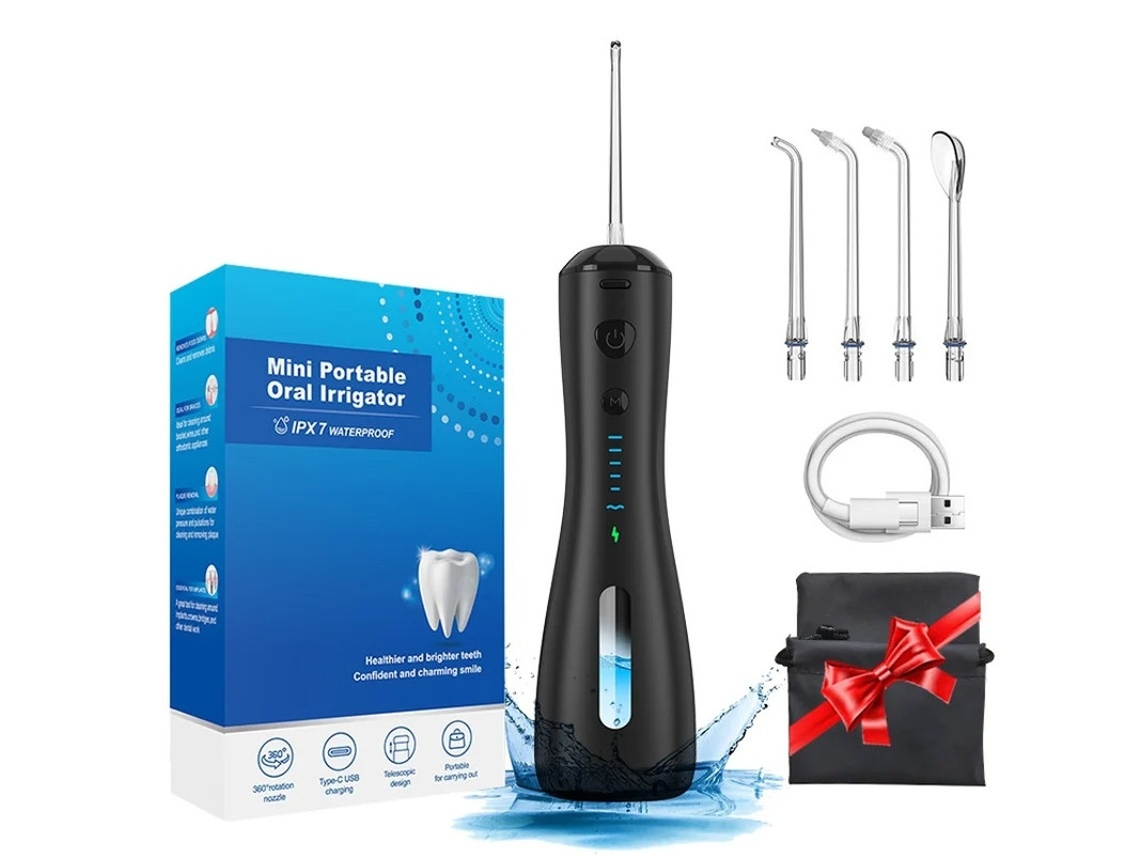 Irrigador Oral Portátil Yizhood Ml16 Preto