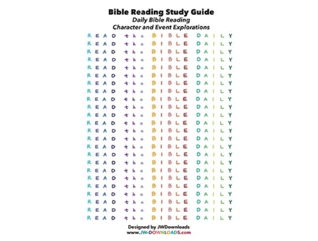 Livro Read the Bible Daily Bible Reading Guide Event and Character Exploration de Jwdownloads Jwdownloads (Inglês)