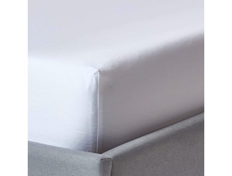 Homescapes White Organic Cotton Deep Fitted Sheet 18 Inch 400 Thread Count, 180 X 200 Cm
