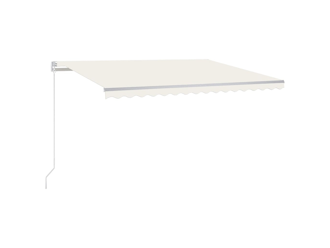 Retractable Awning, Retractable Awnings Vidaxl Creme Alumínio (450 X 300 Cm)