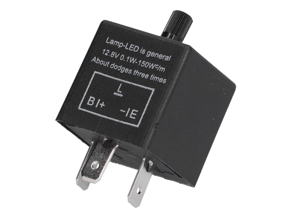 Relé Piscante LED 12V 10A Ajustável Anti-piscada CF13JL02 S/MARCA
